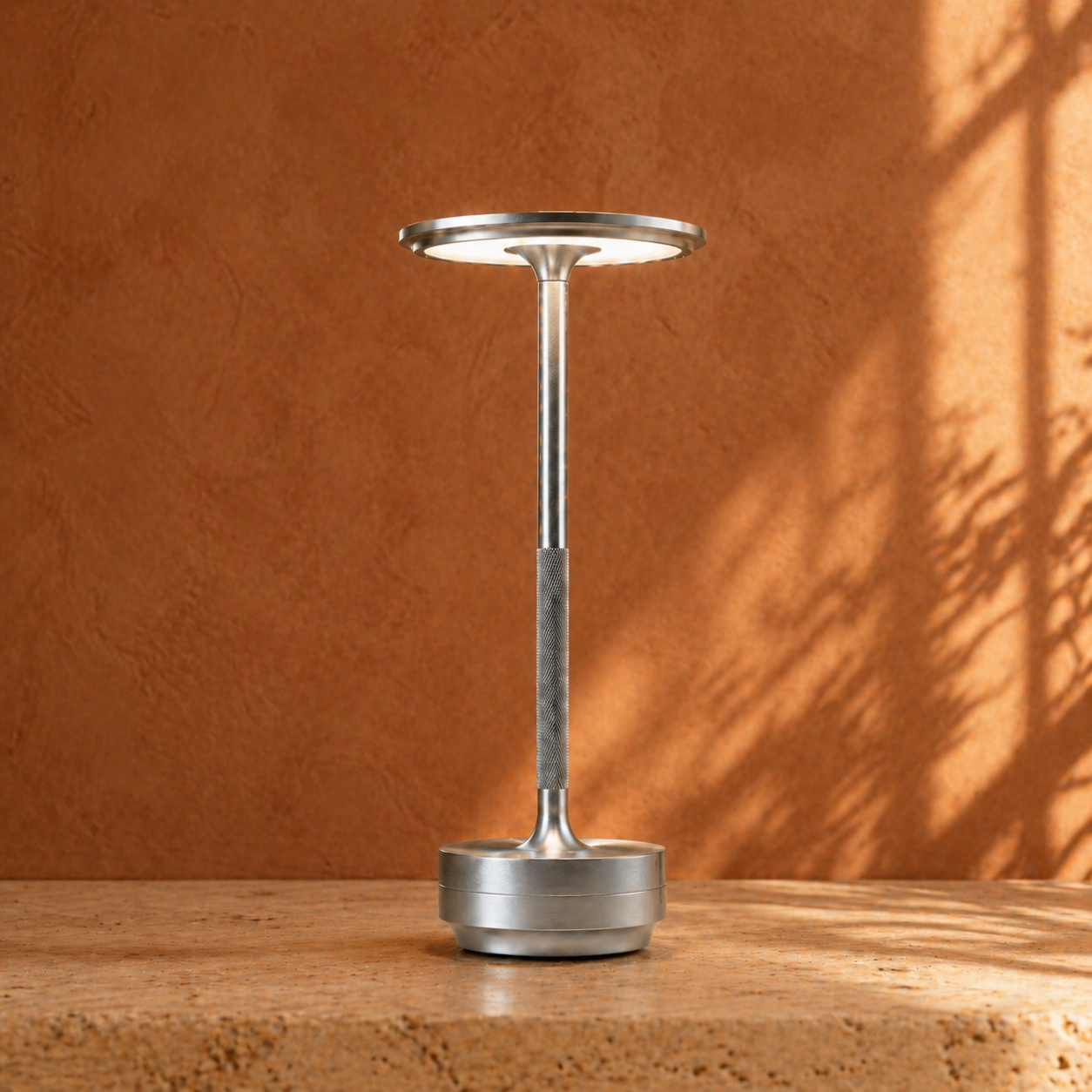 Cordless LED Touch Table Lamp, 3 Brightness Levels, Rechargeable