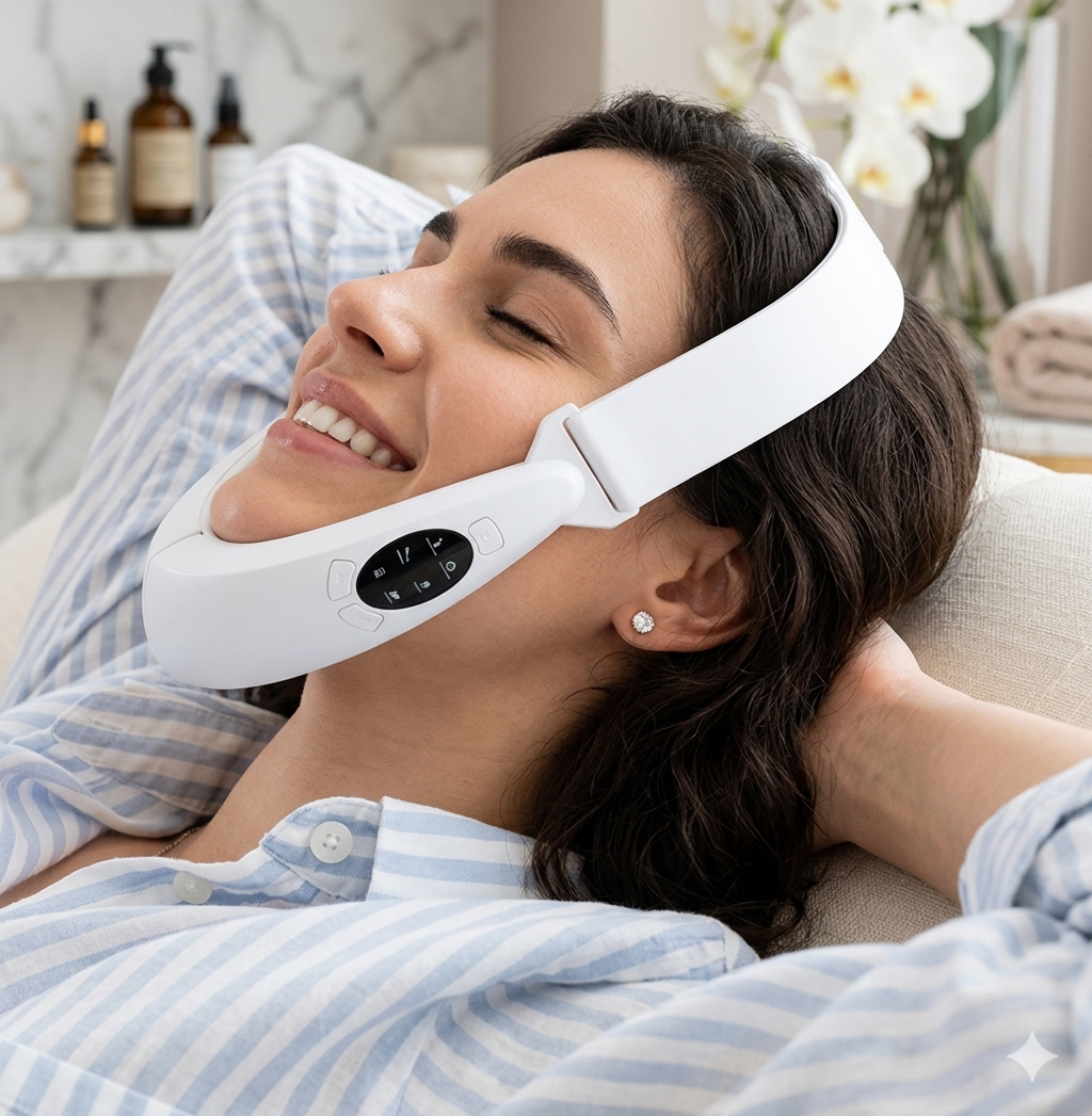 Rechargeable Facial Roller Massager, Beauty Wand