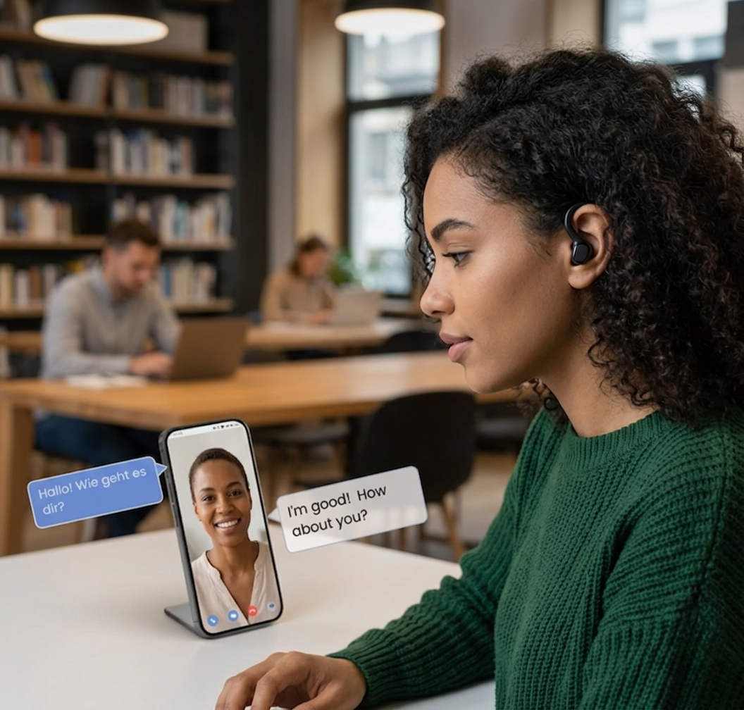 Translation Earbuds, Wireless Bluetooth Multi-Language Voice Translator