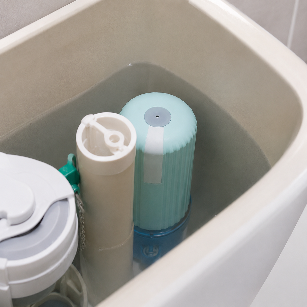 Toilet Tank Detergent Dispenser, Refillable Slow-Release Bottle