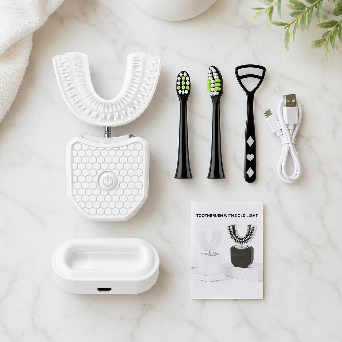 U-Shaped Electric Toothbrush, Full Mouth Cleaner