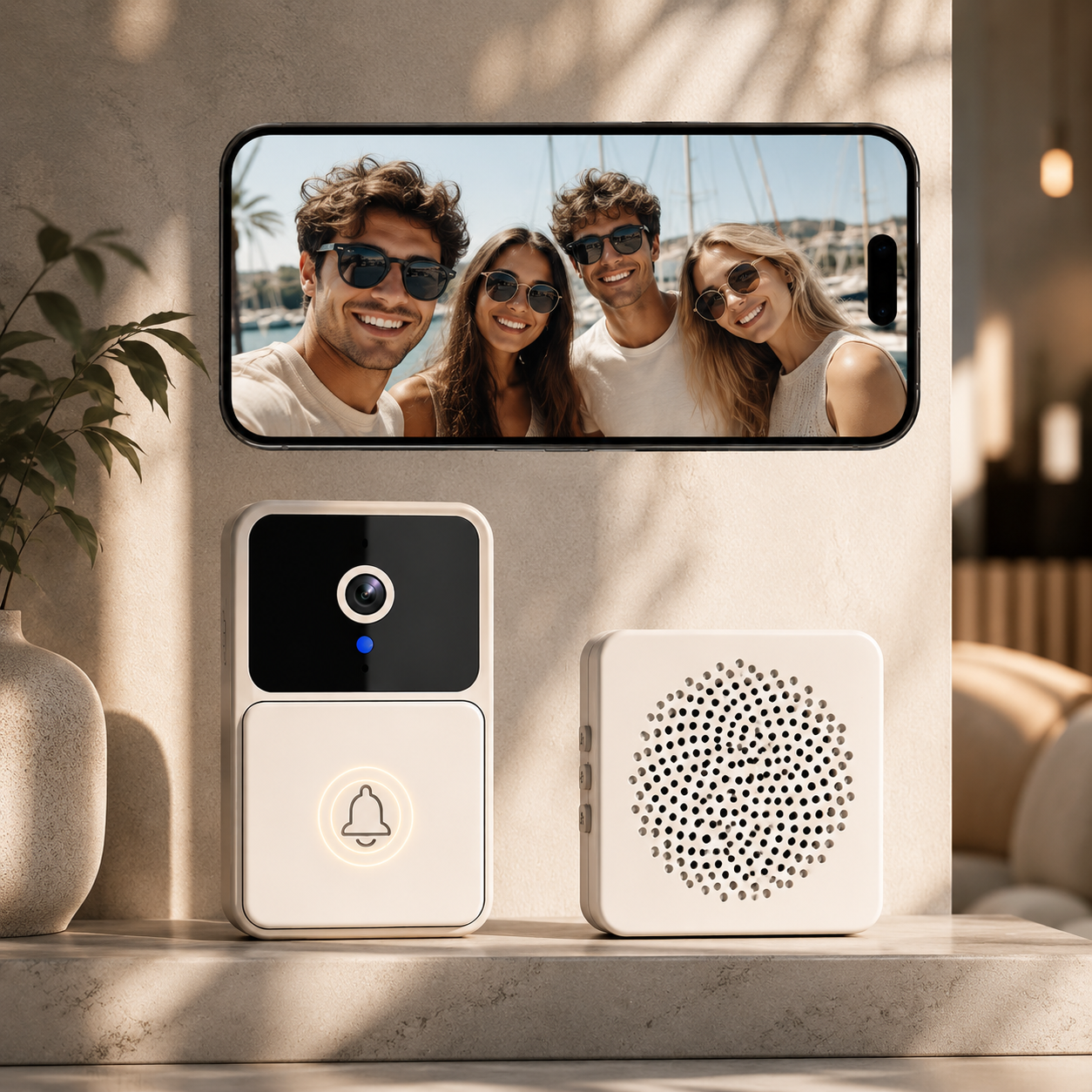 Smart Wireless Video Doorbell Camera