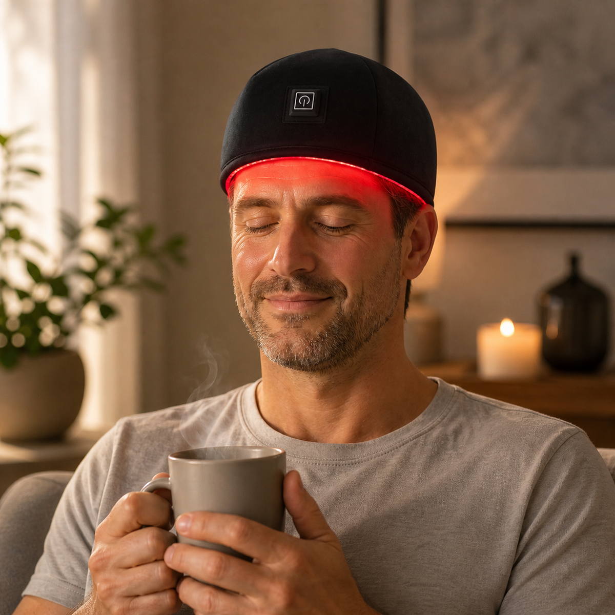 Red Light Scalp Care Cap, Cordless LED Wellness Device