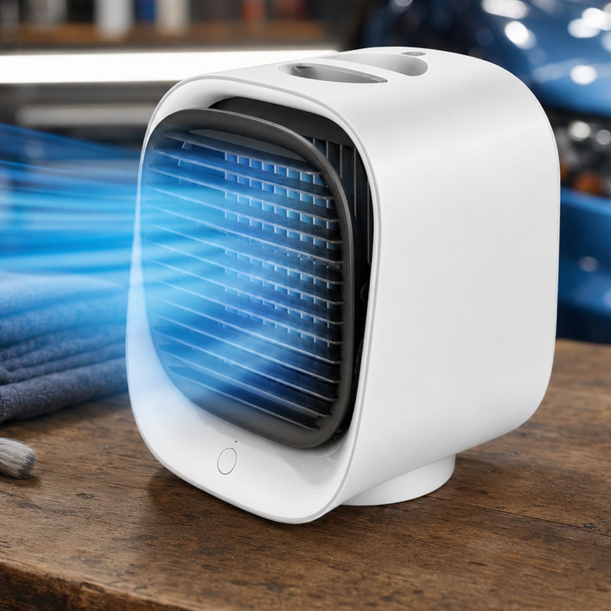 Portable Air Conditioner, Personal Evaporative Cooler with Water Tank