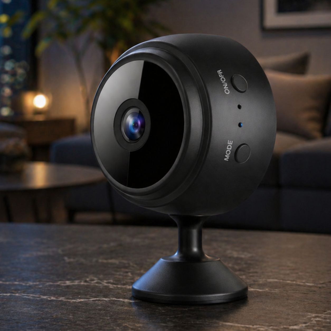 Mini Security Camera, 1080P HD WiFi with Night Vision and Motion Detection
