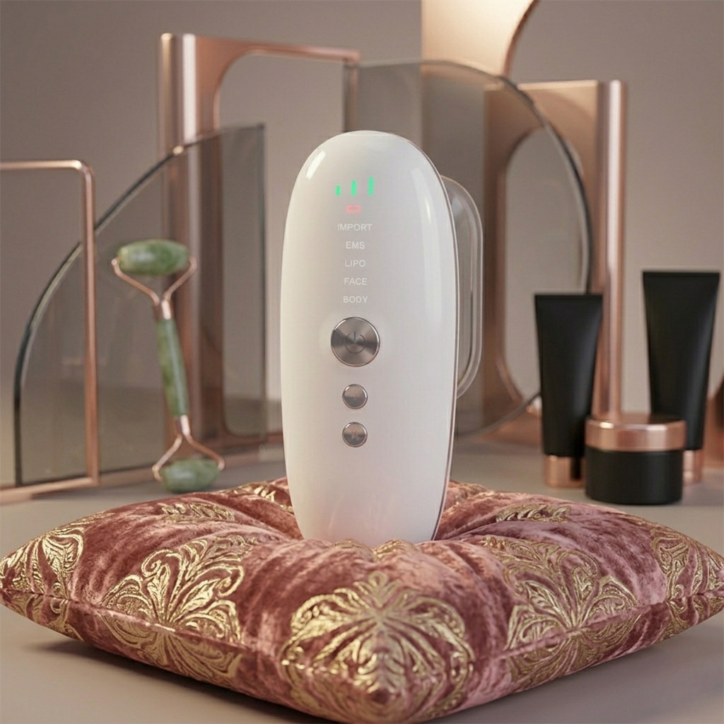 EMS Body Massager with Red and Blue Light and Cupping