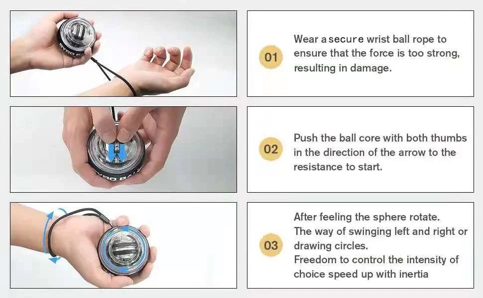 Torque Ball Hand Exerciser for Seniors With Counter